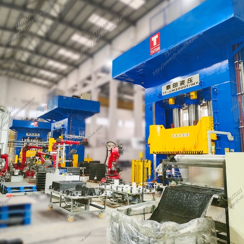 2000tons Composites Hydraulic Press для нового корпусу акумулятора з енергетичного транспортного засобу